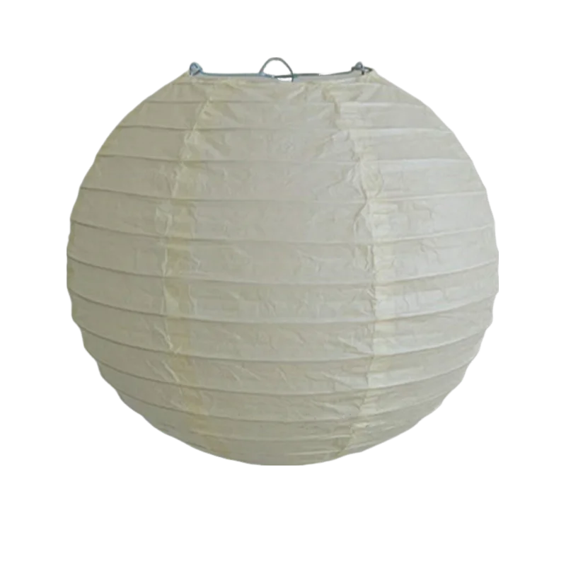 Lanternes rondes en papier beige pour festivals et fêtes Billy, lanternes décoratives à suspendre, 10cm, 20cm, 30cm, 12 pièces