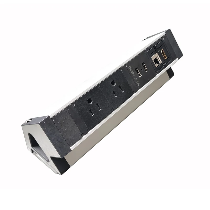 

Clamp on Desk Removable Desktop Mount Multi-Outlets UK Power Socket with USB/Table Clamp Mount Power Outlet with RJ45