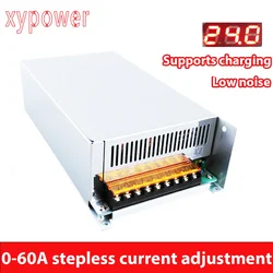 XY DC 24V 60A 1500W Power Supply 55A 50A 45A 40A 35A 30A 25A / Charge / For motor 900W 800W / 12V 36V 48V 60V 72V 90V / 110-220V