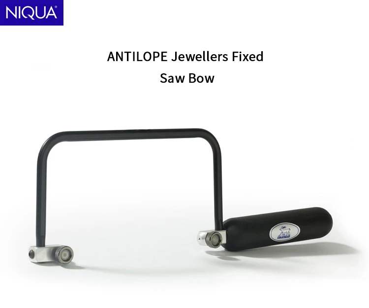 NIQUA ANTILOPE Deutschland Juwelier-Sägegestell Verstellbar/Fest 80mm Scharfer Schnitt Drehverschluss Schnellwechsel Kunststoffgriff Lochsäge – Detail 2