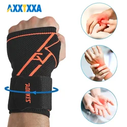 1Pcs Wrist Brace, Compression Wrist Support Splint for Women Men, Adjustable Wrist Strap Compression Wraps Fit Right Left Hand