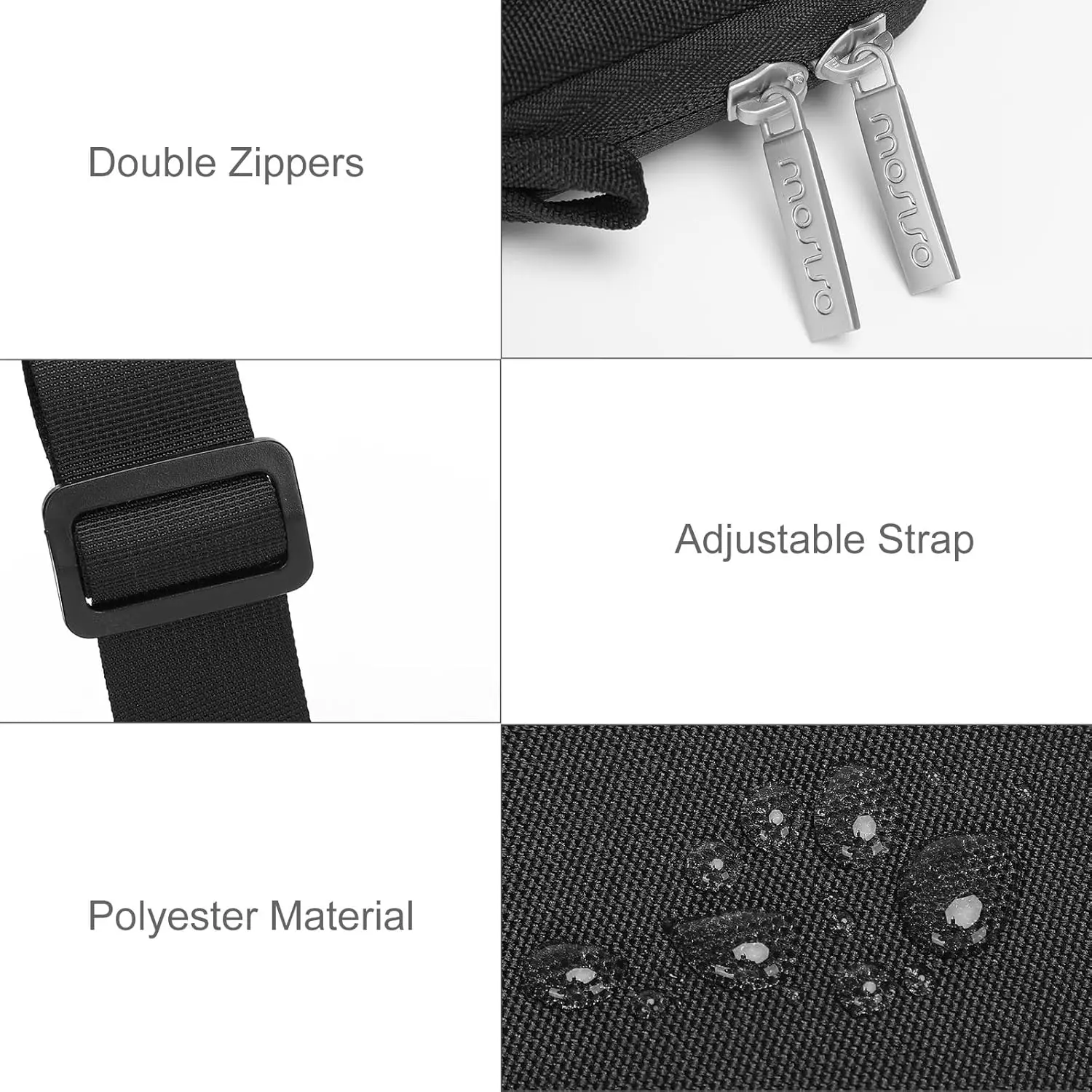 Borsa a tracolla per tablet per iPad Air Pro 12.9 13 pollici M4 M3 M2 M1 Galaxy Tab S9 + Borsa per laptop con superficie Valigetta