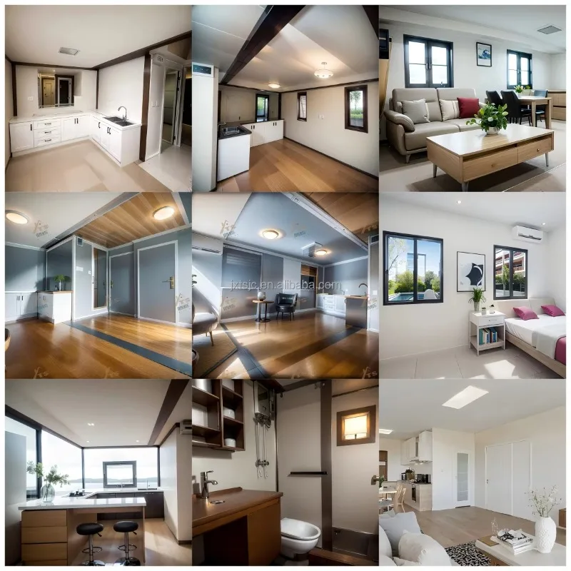 Free Design 20ft 40ft Portable Prefabricated Folding Tiny House Expandable Container Home for Hotels and Villas