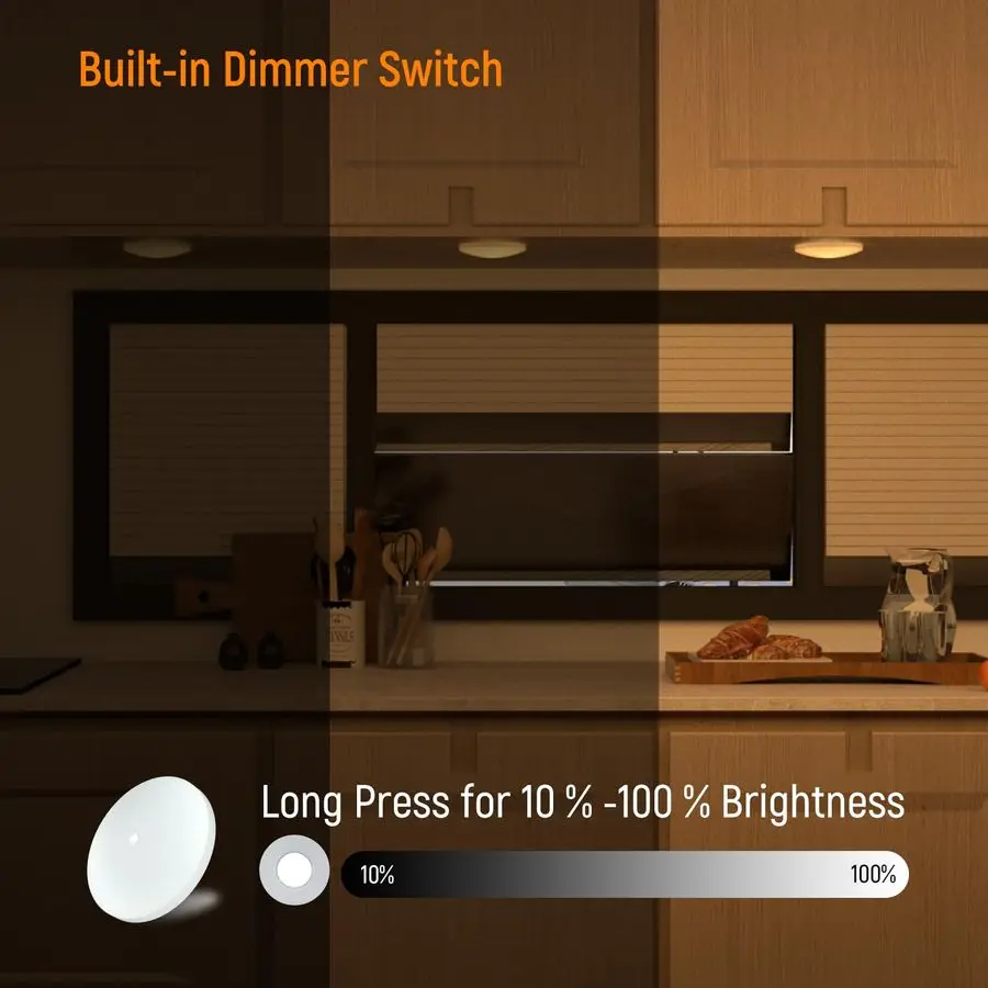 

Потолочный светильник для автодома 4,5 дюйма, с диммером и синим ночником, 12В, регулируемая яркость, для автодомов и прицепов
