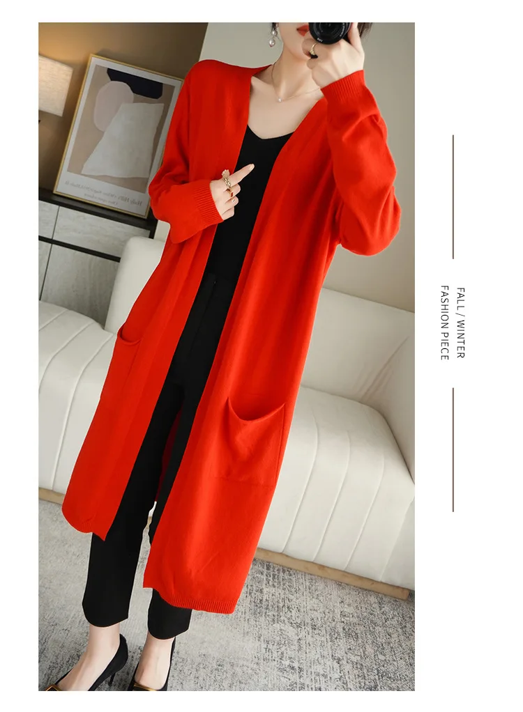 thumbnail image 2 of Lightweight Sweater Women's Lightweight Long Cardigan 2025 - Open Front Oversized Button Down Casual Sweater Women's Cardigan 2 of 12