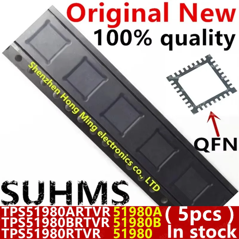 (5 шт.) 100% новый TPS51980ARTVR TPS51980A 51980A QFN-32 чипсет