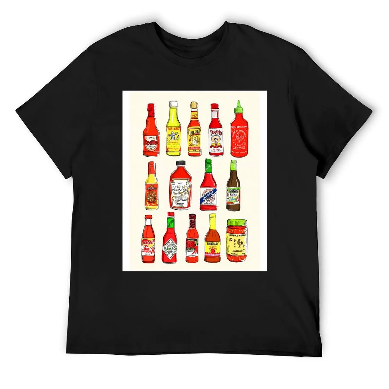 The Most Relevant Hot Sauce In The World T-Shirt graphic shirts plain oversized t shirts for men