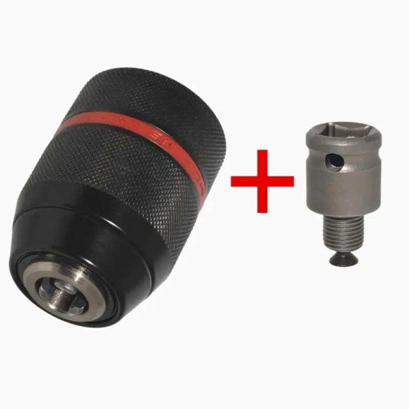 652F Self-Tighten Keyless Drill Chuck for Multiple Purposes Hand Tools Labor-saving Multi-Quick Replacement Keyless Chuck