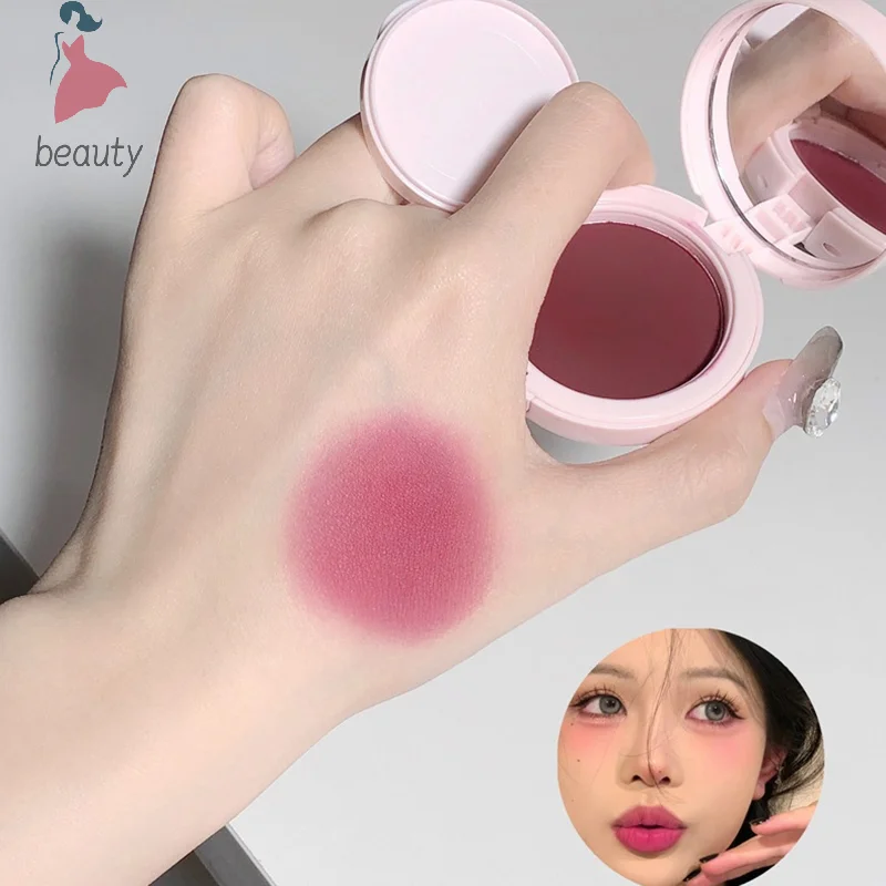 Luchtkussen Blusher Blush Aardappelpuree Rubor Helderder Matte Rouge Make-Up Cosmetica