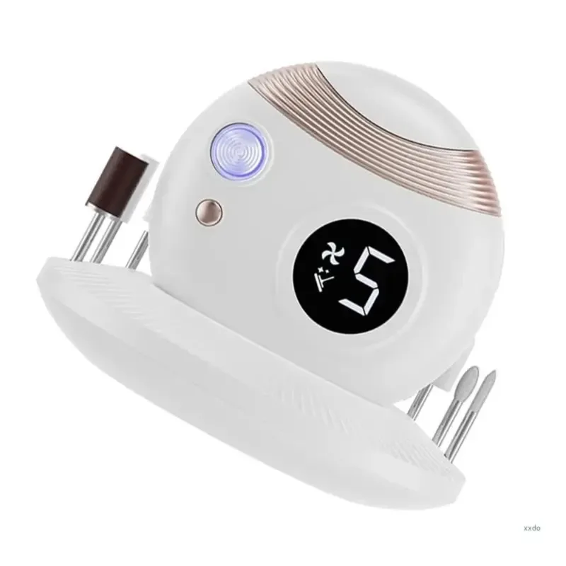 3-in-1-Schärfen und Polieren von lila gerösteten Nägeln, elektrische Maniküre, Heim-Nagelschleifer, Nagelknipser für Babys und Kinder, Nagelfeile