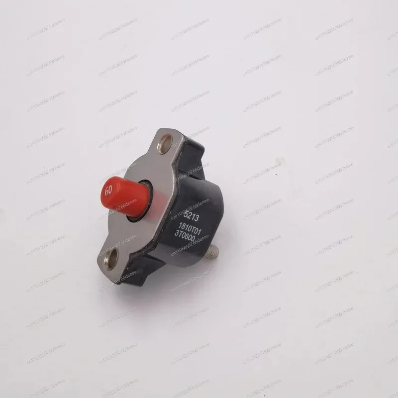 60A Thermal Circuit Breaker 7851-18-60, Sealed Weatherproof for Industrial/Heavy Equipment