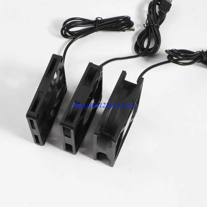 P9FA 80mm USB Fan 5V Brushless Cooling Fan Oil Bearing Fan for 3D Printer Computer
