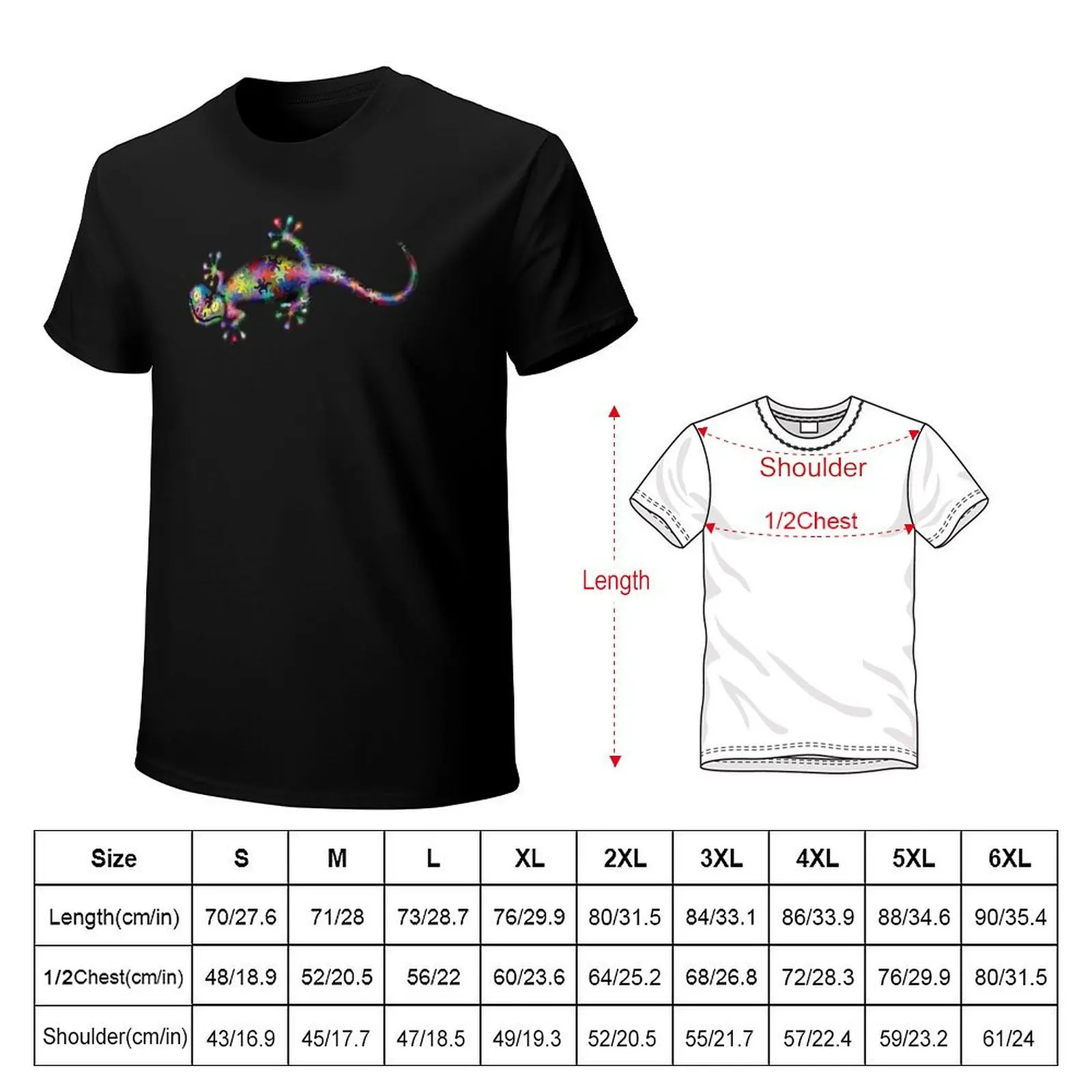 MC Escher Gecko T-Shirt funny t shirts dark humor T-Shirt