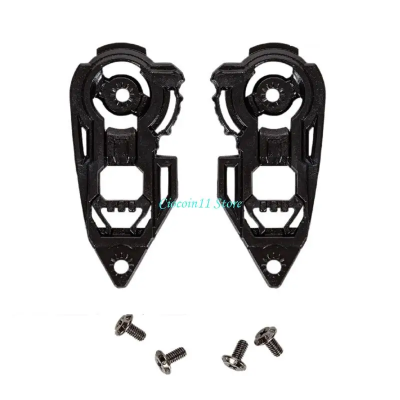 

Y1UB 1 Pair Motorcycle Helmets Visors Base Plate for JK 316 AIS 607 Replacement Face Shield Visors Base Helmets Accessories