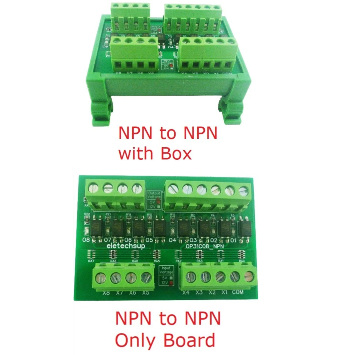 DC 3.3V/5V/12V/24V Digital Logic Level Conversion Module PNP/NPN to NPN PNP MCU PLC IO Switch Signal Isolation Protection Board