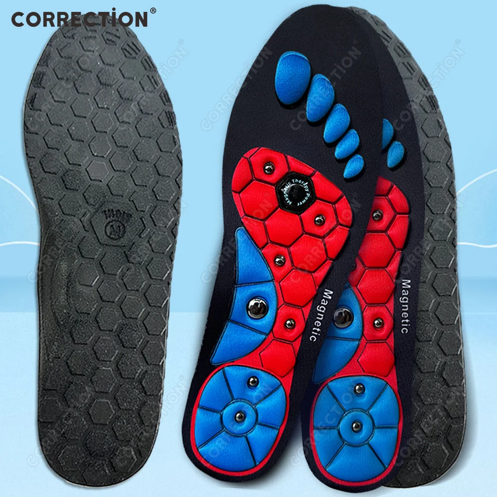 

Medical Magnetic Therapy Sports Insoles Massage Foot Weight Loss Slimming Acupressure Insole Anti-fatigue Health Care Shoe Pads