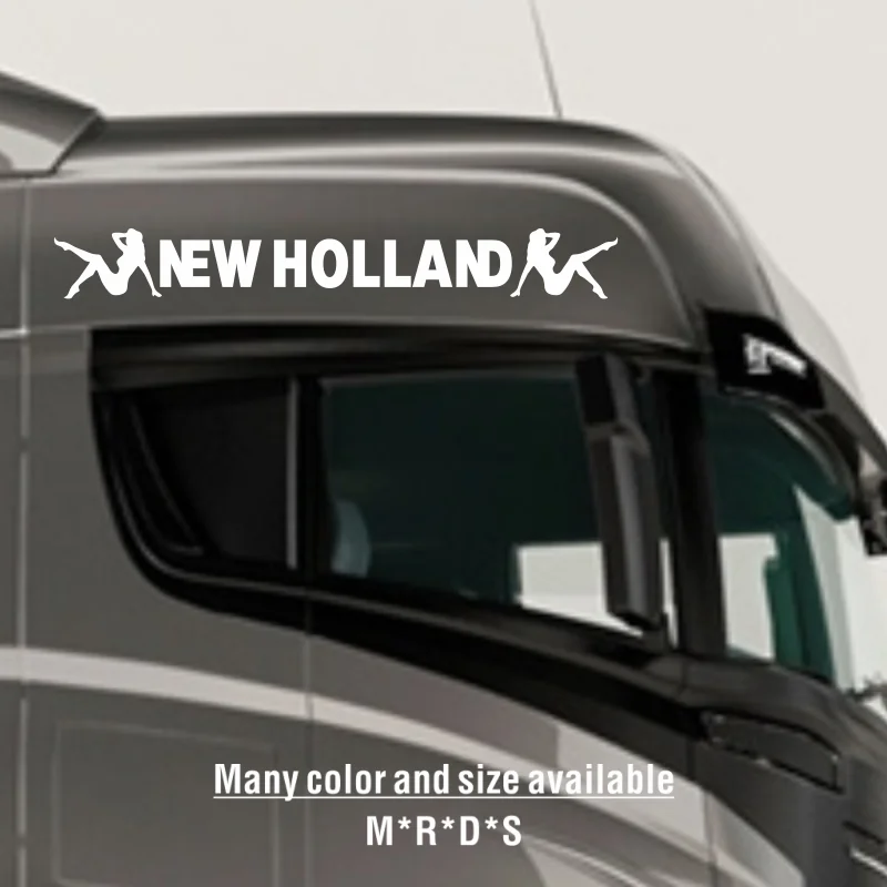 

For NEW HOLLAND Tractor Sunstrip Sunvisor Decal Vinyl car Sticker