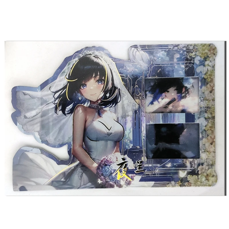 Goddess Story Dream couple Special-shaped film card Raiden Shogun Yae Miko Hu Tao Furina Yelan boy Toy collection Birthday gift