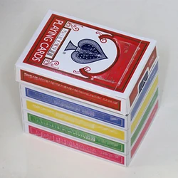 Vanishing Decks (Multicolor) Magic Tricks Fours Decks Vanishes into One Deck Card Magia Props Close Up Illusions Mental Gimmicks
