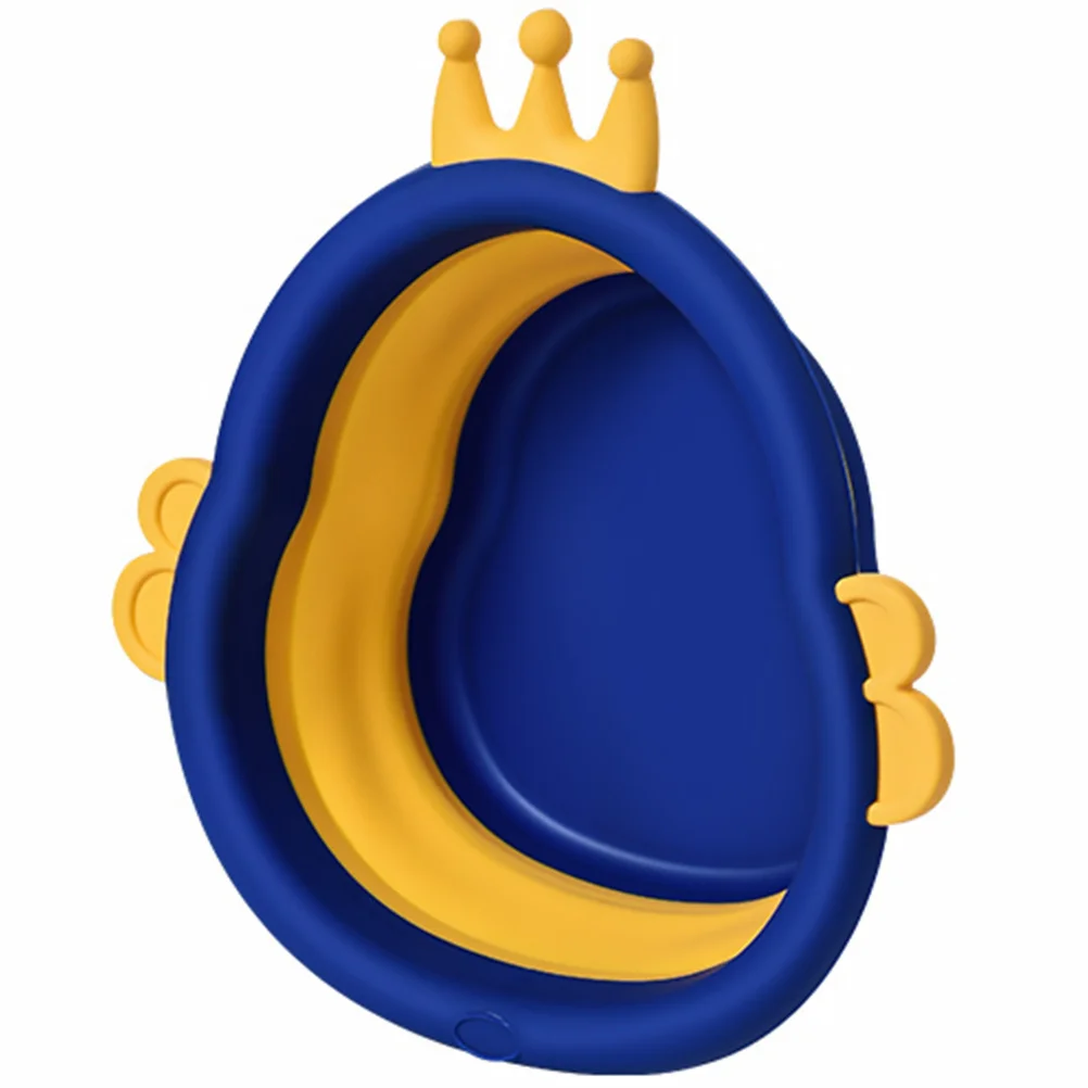 حوض وجه الطفل المحمول خفيف الوزن وسعة كبيرة للأطفال، تصميم كرتوني متين للرضع، حوض غسيل صغير من البولي بروبيلين #5