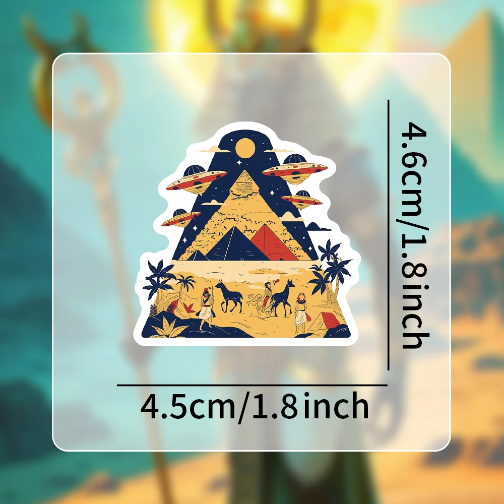 54 stks Oude Egypte Farao originaliteit stickers Verzamelen en herdenken accessoires telefoonboek mode sticker festival cadeau