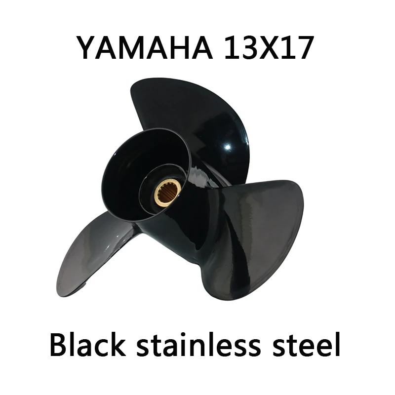 BOATMAN Outboard Stainless Steel Propeller 13x17 For Yamaha 50-130HP 15 Splines Boat Parts & Accessories 688-45930-01-98