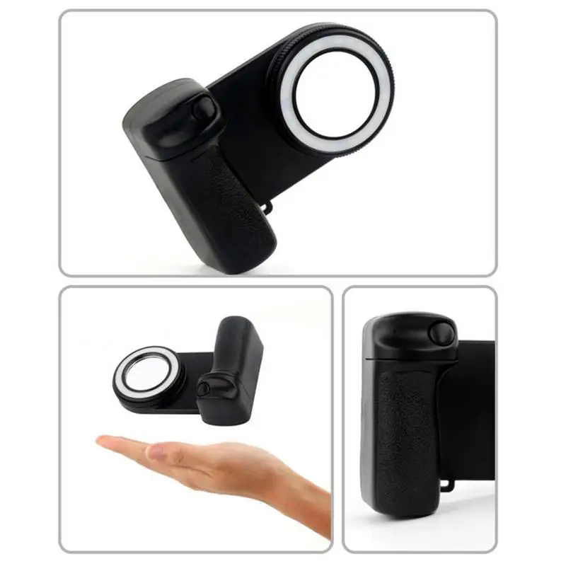 Lumière de selfie magnétique pour téléphone portable, lumière de remplissage ergonomique pour smartphone, lumière de téléphone portable, lumière de selfie pour diffusion en direct