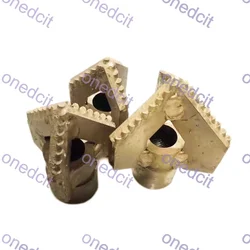75mm 150mm 300mm 3 Wing Alloy Drill Bit Octagonal Arc Angle Drilling Hole Drilling Mud Piling Drilling Water Well Bit