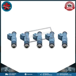 For 1999-2004 Volvo C70 1999-2004 Volvo V70 2001-2004 Volvo S60 2004-2006 Volvo S80 5Pcs Fuel Injectors 0280155830