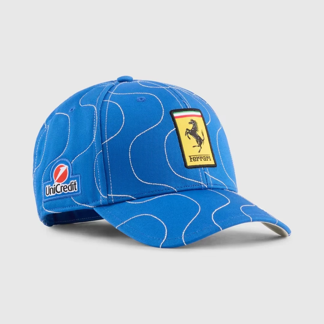 Scuderia Ferrari 2026 UK Silverstone GP Hamilton Trucker Cap,2026 Ferrari,MONZA,MIAMA, Las Vegas,Leclerc MONACO GP Cap,Fan Cap view 6