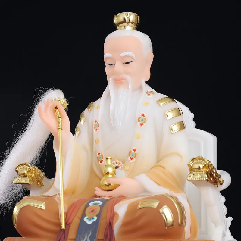 الطاوية عالية الجودة اليشم مطلية بالذهب تاي شانغ لاو يونيو الله بوذا مزار المنزل راعي القديس يبارك سلامة الأسرة الصحة حسن المظهر #4