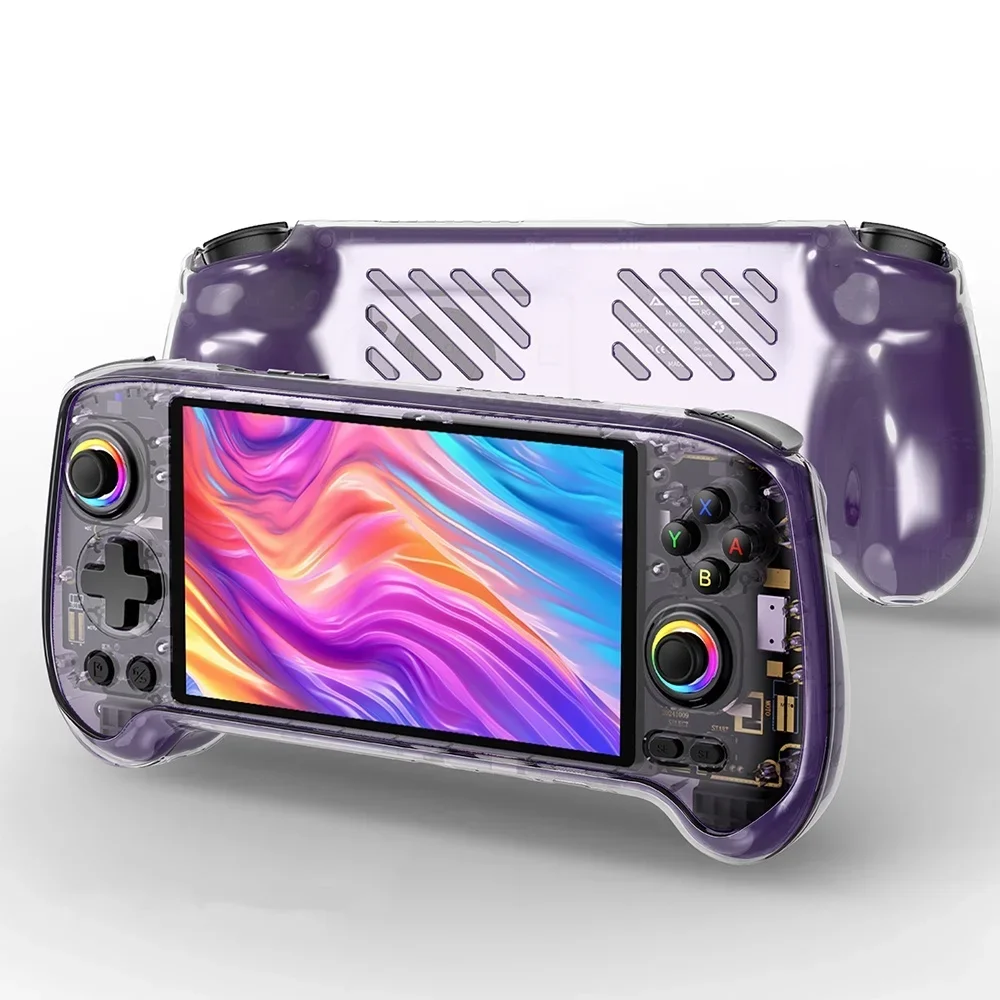 

Protective Cover Suitable for Anbernic RG557 Machine Protective Cover TPU Cooling Transparent Anti-drop Case Protective Sleeve