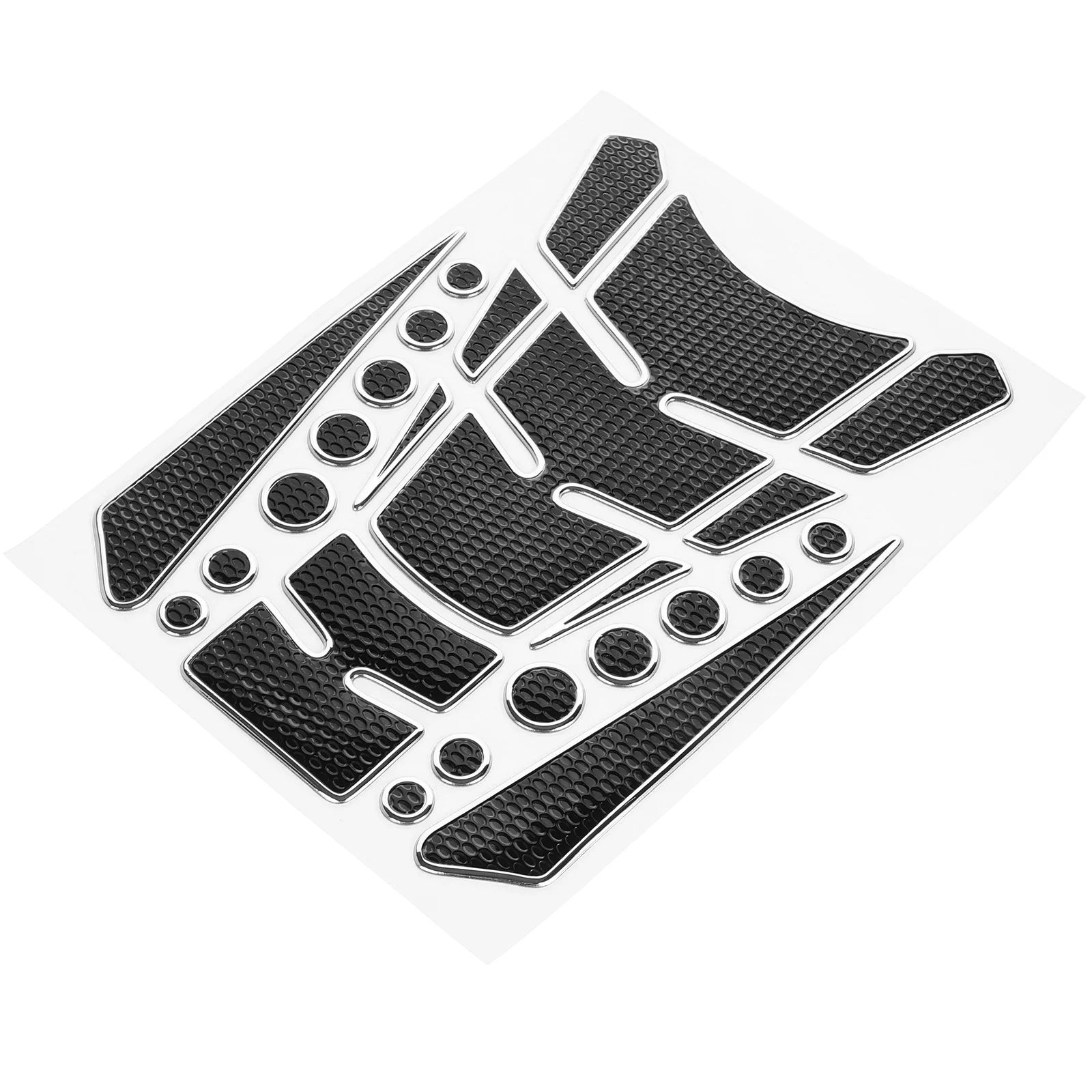 

Motorcycle Gas Tank Sticker Oil Fuel Tank Protector Carbon Fiber Decal Durable Fit For Most Bikes Motorcycle Accessories Decor