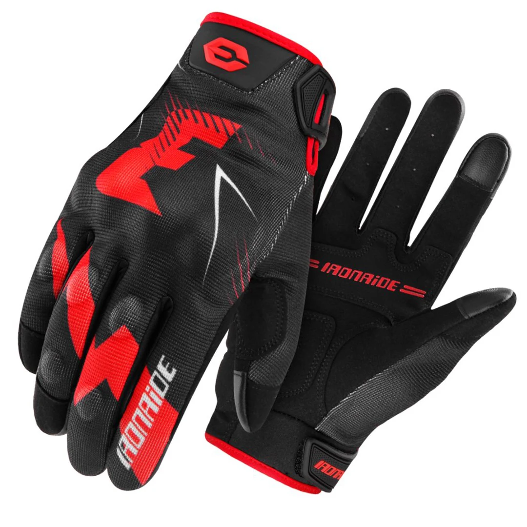 

Men Motorcycle Gloves Anti Drop Breathable Off-road Motorcycle Riding Gloves Touch Screen Full Finger Sports Gloves Four Season