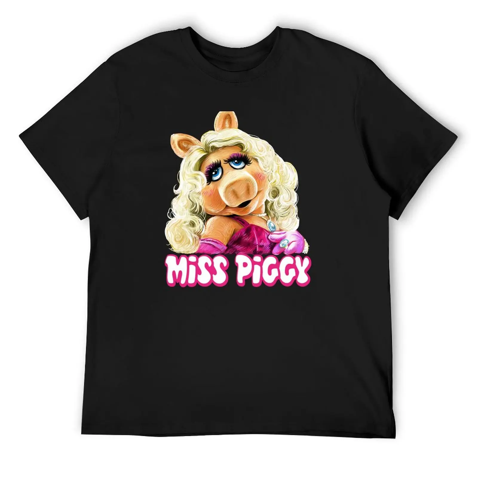 

Miss Piggy - The Muppets Fan Art T-Shirt vintage clothes blacks graphic shirts mens t shirts casual stylish