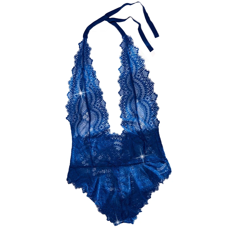 Sexy Lace Women's Clothing Bodysuit Woman 2024 New Collection Deep V Perspective Backless Underwear One-piece Corset Hot Costume