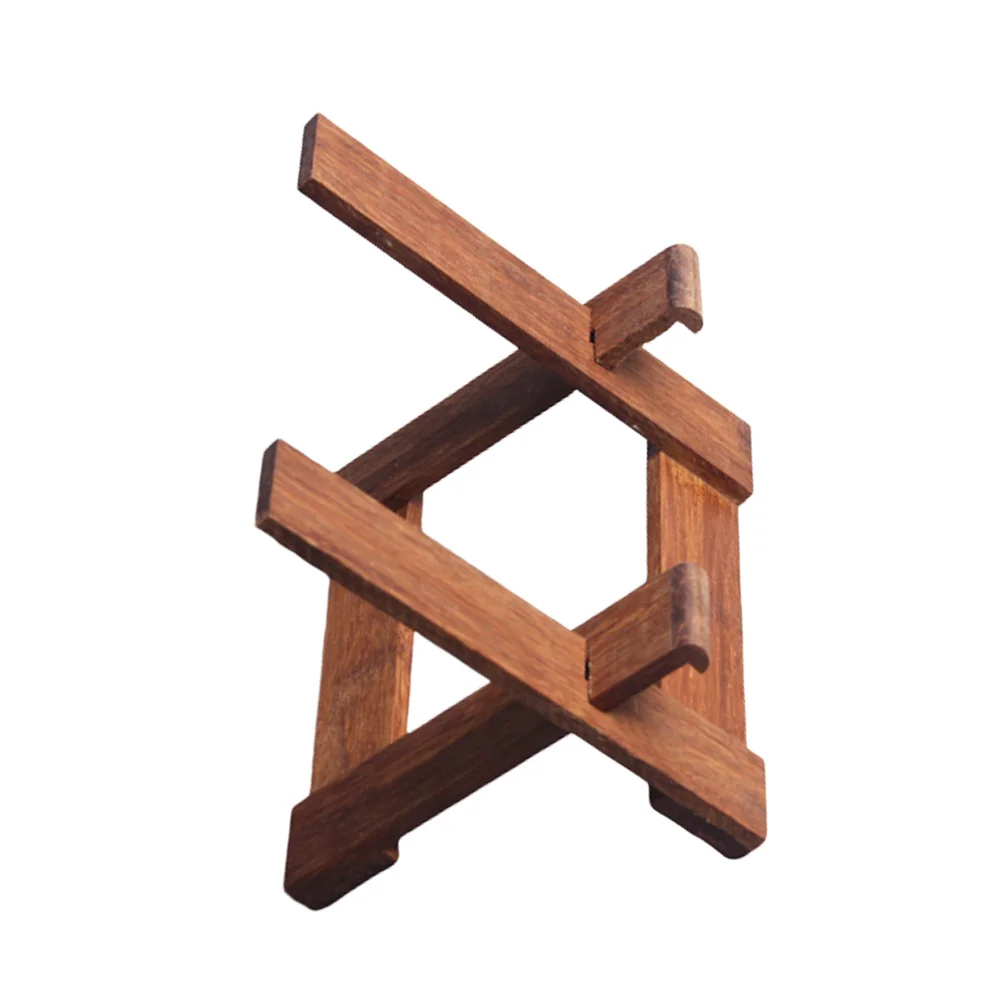 1 قطعة حامل عرض الشاي رف أنيق للوحات أطباق الكتب وديكور المنزل استخدام طويل الأمد حامل عرض الشاي #3