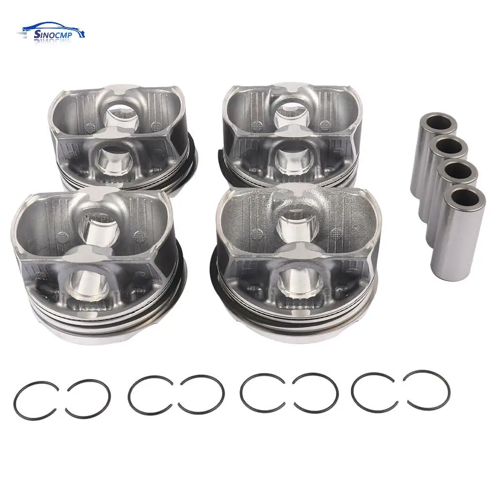 

4 Set Pistons Rings Kit 84mm Φ22mm CR Nural Goetze For BMW 125i 320i 328i 428i 528i X1 X3 Z4 N20B20A 11257640166 1125594453