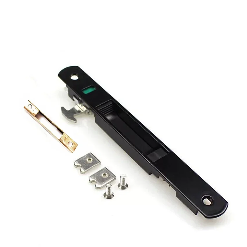 Sliding Door Mortise Lock Aluminum Alloy Sliding Door and Window Hook Lock Hook Latch Replacement Latch Lock for Patio Doors