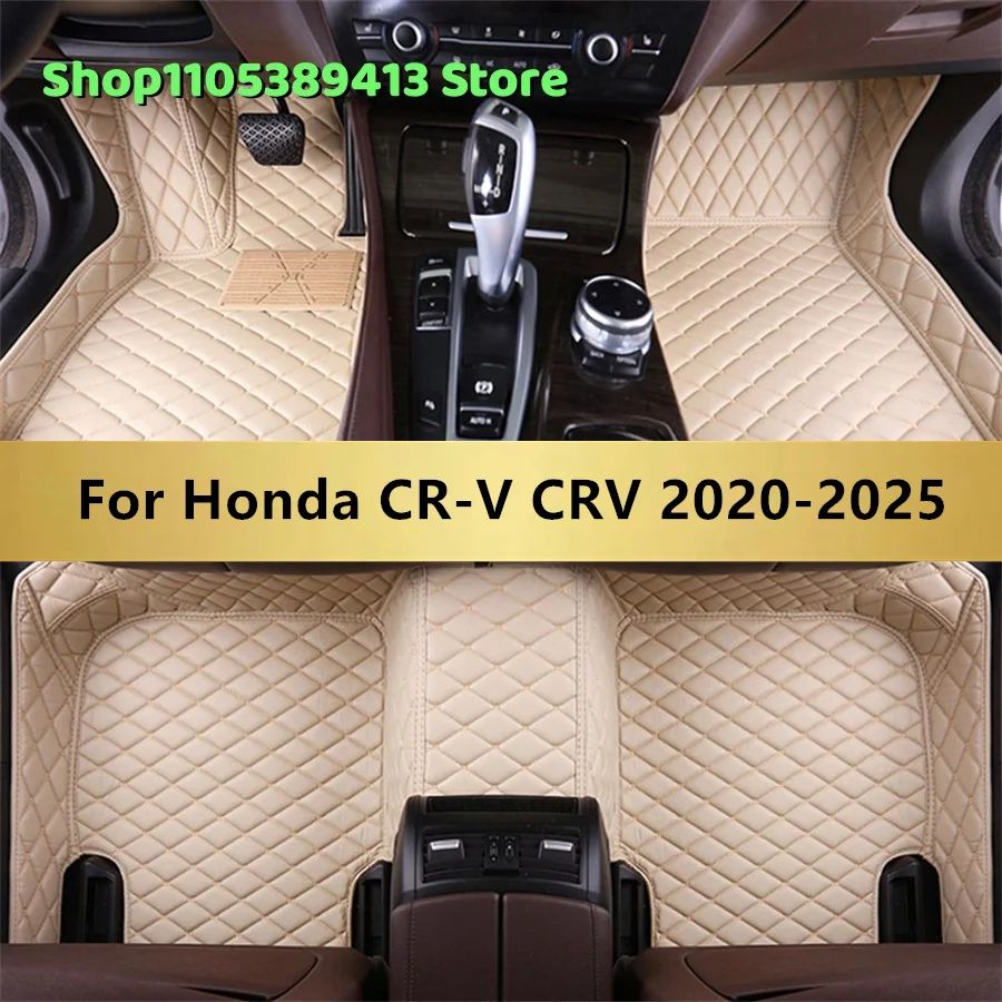 

Индивидуальные автомобильные коврики из искусственной кожи для Honda CR-V CRV 2026 2025 2024 2023 2022 2021 2020. Аксессуары для автомобиля, коврики, ковровые покрытия.