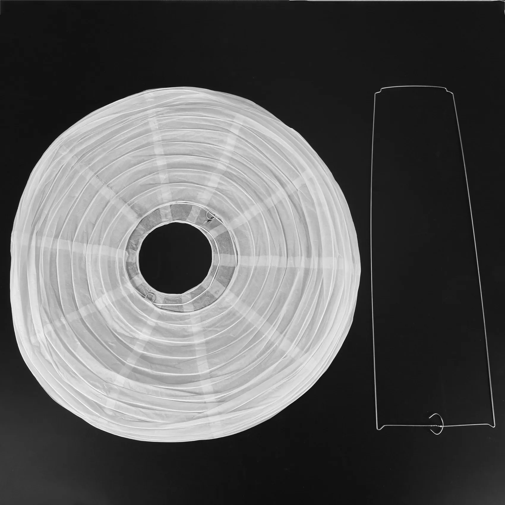 A50I 2 X 中国和紙提灯ランプシェード パーティー結婚式用、50cm(20インチ) クリーミーホワイト