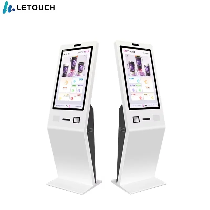 Floor-standing Customized 21.5 Inch Self-service All-in-one Machine Self-service Payment Scanning Touch Printing Payment Kiosk