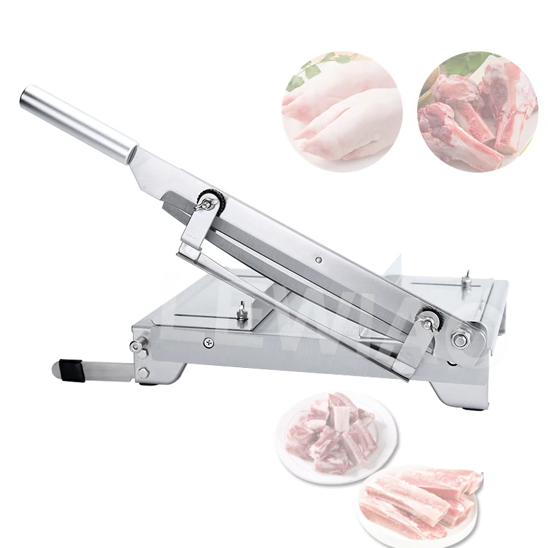 

Rib Chopping Knife Manual Bone Cutting Machine Minced Stainless Steel Meat Slicer Steak Lamb Chops Guillotine