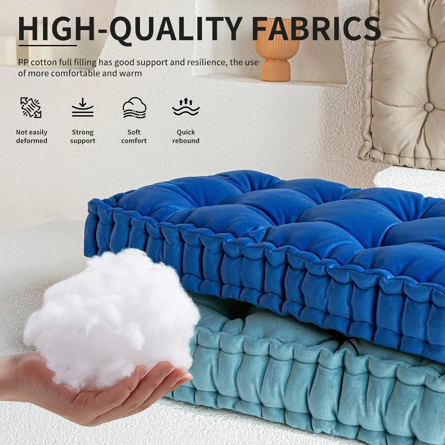 Thumbnail 2 - #61 Cheapest Ottoman Cushions Deals You Can Get