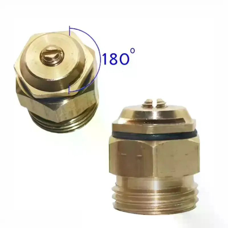 1Pcs Lawn Grass Garden Irrigation Sprayer 1/2 Inch Brass 180 Degree Adjustable Refractive Micro Sprinkler Mist Watering Nozzle