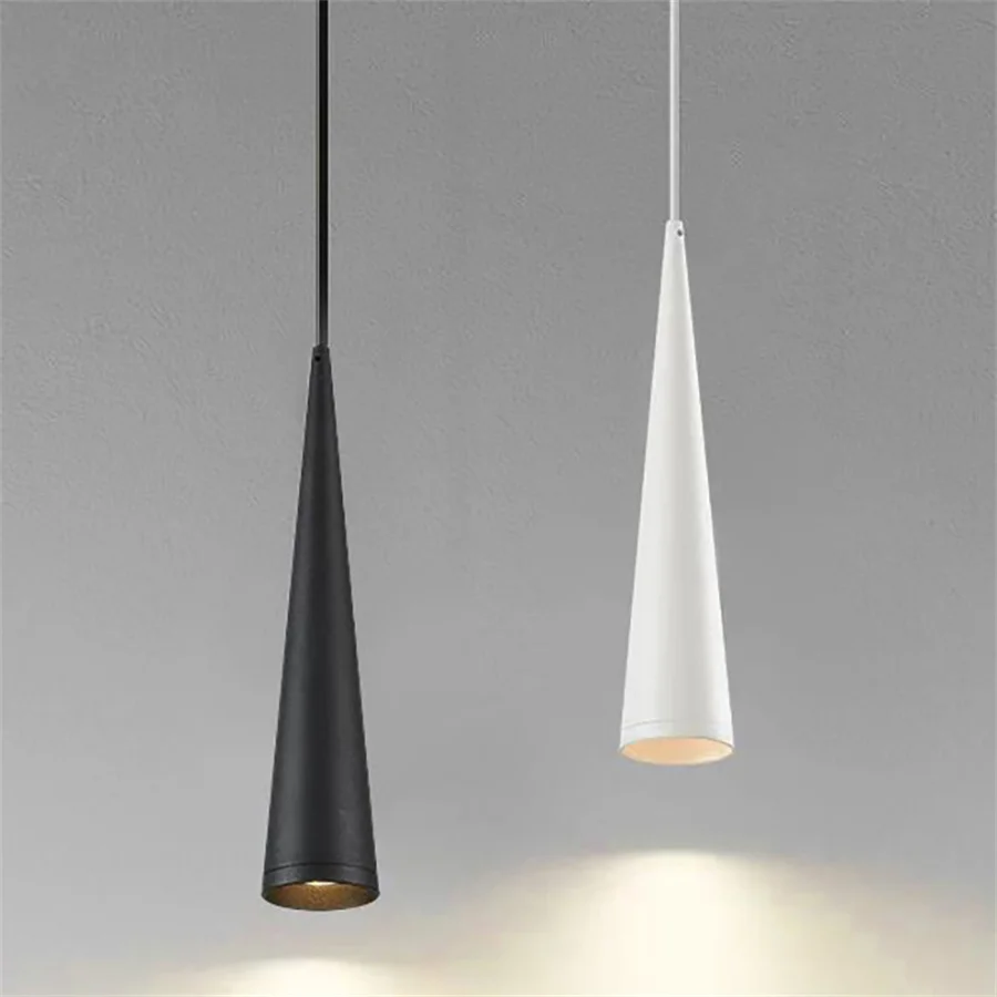 Imagem -01 - Alumínio Led Pendant Light Lâmpadas de Substituição Lâmpada Pendurada Cozinha Sala de Jantar Restaurante Loja Bar Balcão Droplight 7w Gu10 aluminio led pendant light lampadas de substituicao lampada pendurada cozinha sala de jantar restaurante loja bar balcao droplight 7w gu10 01