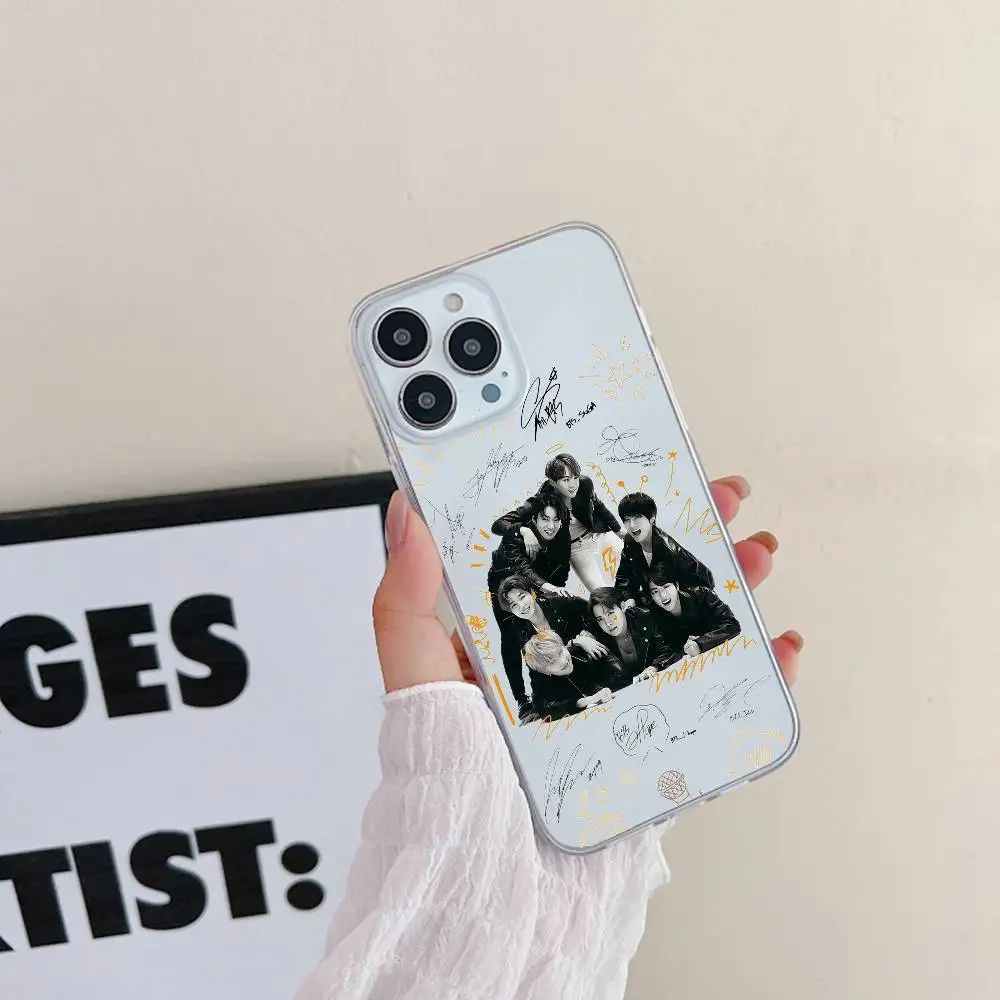 Чехол для телефона KPOP B-BTS для IPhone 17, 16, 15, 14, Pro 13, 12, 11 Pro Max XR, прозрачный мягкий чехол Чехол для телефона KPOP B-BTS для IPhone 17, 16, 15, 14, Pro 13, 12, 11 Pro Max XR, прозрачный мягкий чехол