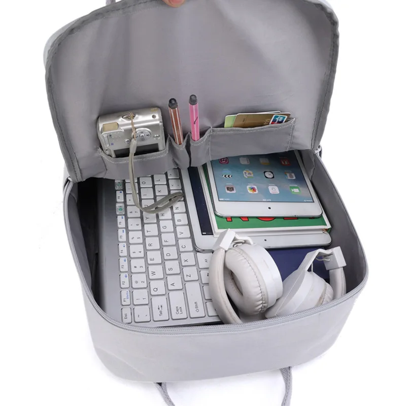 Fashionable large capacity business computer bag, waterproof and shockproof computer backpack, leisure travel large capacity bac