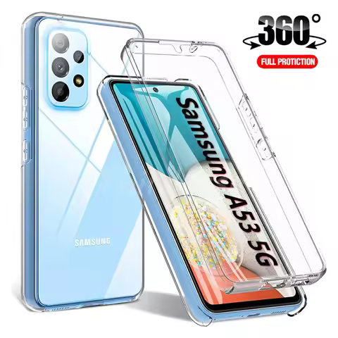360 Full Body Cover Shockproof Case for Samsung Galaxy A55 A54 A53 A52S A35 A34 A33 A32 A25 A24 A23 A15 A22 A14 A13 A12 A05 A04S