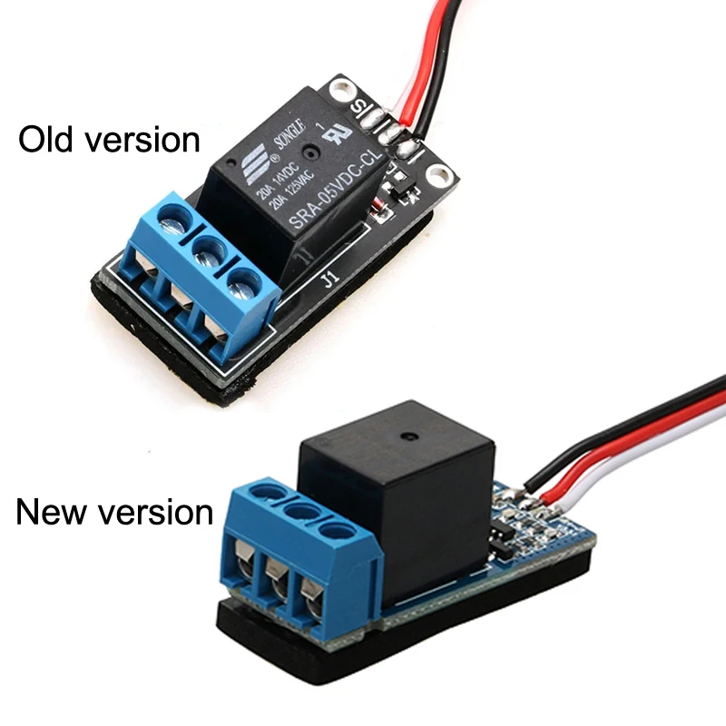 4 Uds RC modelo avión DIY 5V receptor interruptor de relé PWM 20A Control remoto módulo de encendido y apagado para cámara bomba de aceite de humo